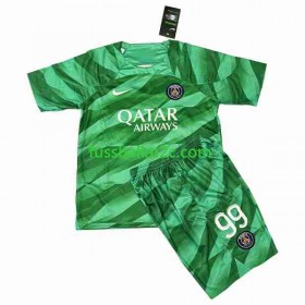 Fußballtrikots Paris Saint-Germain Donnarumma 99 Torwart Kinder Heim Trikotsatz 2023-2024